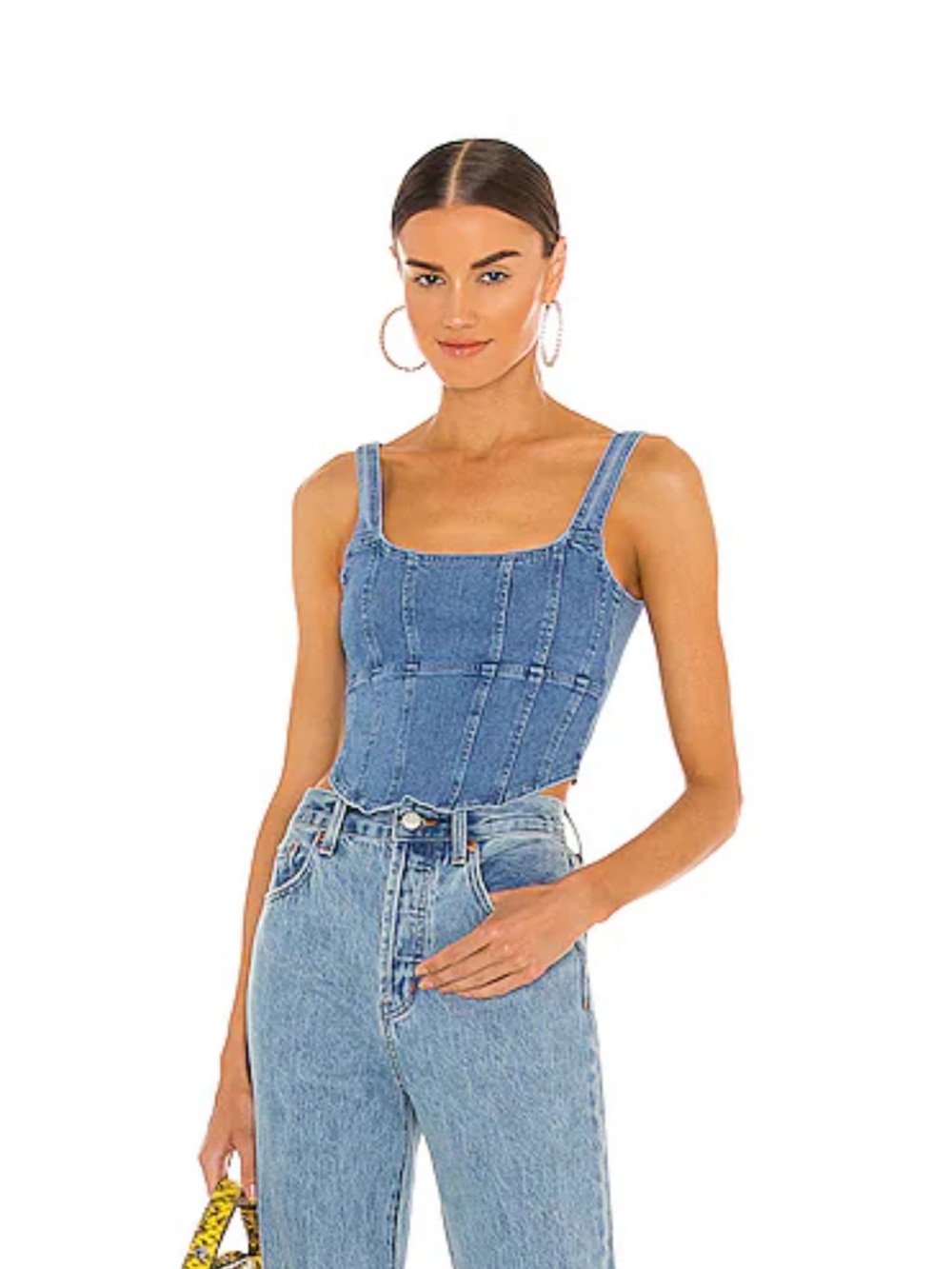 Revolve OW Denim Corset Tank